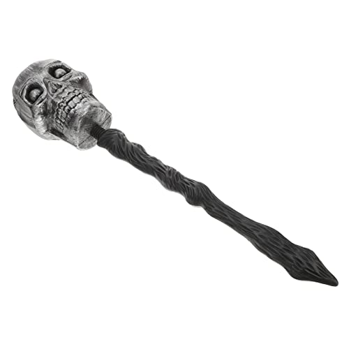 WRITWAA Skull Cane Halloween Scepter Halloween Dekoration Schädel Halloween Partyzubehör Scepter Schädel LED Halloween Kostüm Gruselig WRITWAA Skull Cane Halloween Scepter Halloween Dekoration Schädel Halloween Partyzubehör Scepter Schädel LED Halloween Kostüm Gruselig von WRITWAA