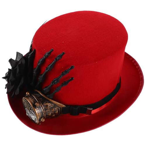 WRITWAA Steampunk-Zylinder mit Schutzbrille – Kostümhut im -Hand-Rosen-Design für Männer und Frauen für Halloween-Partys, Cosplay und Veranstaltungen im Freien WRITWAA Steampunk-Zylinder mit Schutzbrille – Kostümhut im -Hand-Rosen-Design für Männer und Frauen für Halloween-Partys, Cosplay und Veranstaltungen im Freien von WRITWAA