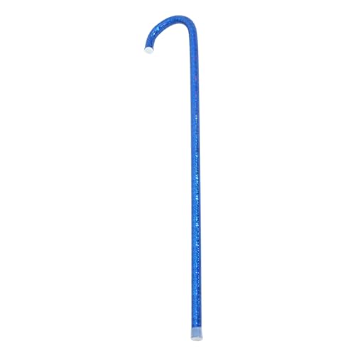 WRITWAA Tanzstock Jazz Gehstock Halloween Cosplay Requisite Blau Bühnenauftritt Kostüm Party Zubehör von WRITWAA