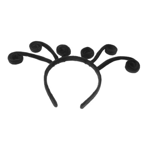 WRITWAA Tentacle Head Hoop Party-Haarreifen Haarschmuck für die Party Halloween-Antennen-Haarreifen Party liefert Kopfschmuck Maskerade -Party -Stirnbänder Partyzubehör Stoff Schwarz WRITWAA Tentacle Head Hoop Party-Haarreifen Haarschmuck für die Party Halloween-Antennen-Haarreifen Party liefert Kopfschmuck Maskerade -Party -Stirnbänder Partyzubehör Stoff Schwarz von WRITWAA