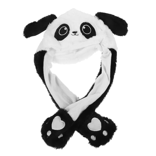 WRITWAA Tiermütze Mit Beweglichen Ohren Accessoire Hüte Damen Kawaii Mütze Lustige Mütze Kostüm Panda Beanie Cosplay Panda Ohrmütze Süße Tierohrmütze Kappen Cosplay WRITWAA Tiermütze Mit Beweglichen Ohren Accessoire Hüte Damen Kawaii Mütze Lustige Mütze Kostüm Panda Beanie Cosplay Panda Ohrmütze Süße Tierohrmütze Kappen Cosplay von WRITWAA