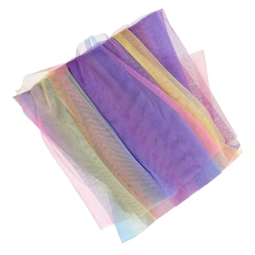WRITWAA Tüll Umhang Mädchen Cape Leicht Atmungsaktiv Elastisches Band Vielseitig für Fasching Kostüm Party von WRITWAA
