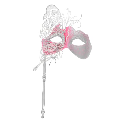 WRITWAA Venetian Schmetterling Metall Maskenstab Maske für Damen Mardi Gras Karneval Abend Ball Kostüm Accessoire Halloween Party Prom Ball WRITWAA Venetian Schmetterling Metall Maskenstab Maske für Damen Mardi Gras Karneval Abend Ball Kostüm Accessoire Halloween Party Prom Ball von WRITWAA