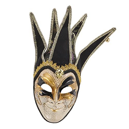 WRITWAA Venezianische Maske Aus Kunststoff für Männer Maskenmaske mit Bändern Halloween-party-maske WRITWAA Venezianische Maske Aus Kunststoff für Männer Maskenmaske mit Bändern Halloween-party-maske von WRITWAA
