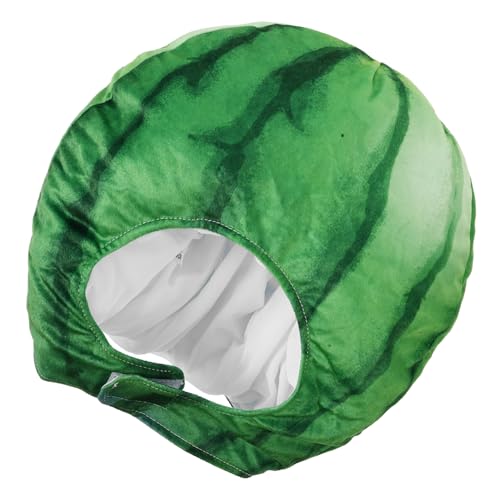 WRITWAA Wassermelonen Hut für Kostümpartys Lustige Plüschmütze für Indoor und Outdoor Aktivitäten Gemütlicher Gefüllter Hut für Cosplay und Bühnenauftritte WRITWAA Wassermelonen Hut für Kostümpartys Lustige Plüschmütze für Indoor und Outdoor Aktivitäten Gemütlicher Gefüllter Hut für Cosplay und Bühnenauftritte von WRITWAA