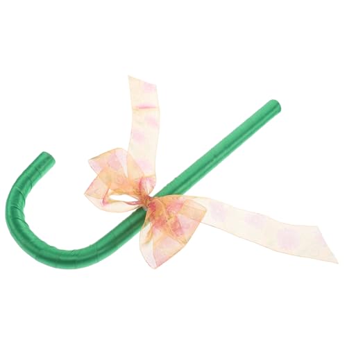 WRITWAA Weihnachtlicher Tanzstock mit Schleife Robustes Party Accessoire für Karneval Kostüm und Festliche Dekoration für Weihnachten Valentinstag und Fasching von WRITWAA