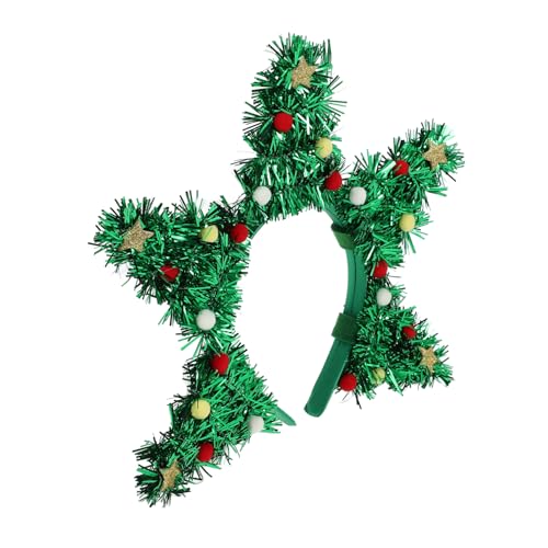 WRITWAA Weihnachtsbaum Stirnband für Partys Niedliches Haarband mit Weihnachtsbaum Design für Festliche Anlässe Langlebig und Bequem zu Perfektes Accessoire WRITWAA Weihnachtsbaum Stirnband für Partys Niedliches Haarband mit Weihnachtsbaum Design für Festliche Anlässe Langlebig und Bequem zu Perfektes Accessoire von WRITWAA