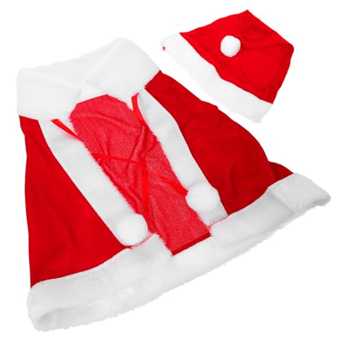 WRITWAA Weihnachtskostüm mit Santa Claus Umhang und Mütze Leuchtendes Weihnachtscape für Mädchen und Jungen Festlich für Weihnachtsfeiern Fotografie Karneval und Cosplay Geeignet WRITWAA Weihnachtskostüm mit Santa Claus Umhang und Mütze Leuchtendes Weihnachtscape für Mädchen und Jungen Festlich für Weihnachtsfeiern Fotografie Karneval und Cosplay Geeignet von WRITWAA