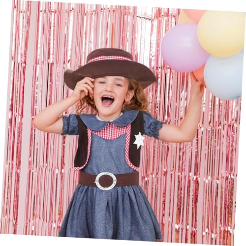 WRITWAA Western Cowgirl Kostüm Damen Stilvolle Westernbekleidung mit Detaillierter Verarbeitung Atmungsaktiv Modisches Rollenspielkleid für Halloween Geburtstagsfeiern und Themen Events von WRITWAA