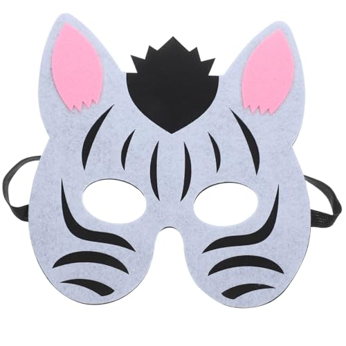 WRITWAA Zebra Maske für Lustige Tiermaske für Halloween Kostümparty Anpassbar für Cosplay Maskerade für Jungen und Mädchen WRITWAA Zebra Maske für Lustige Tiermaske für Halloween Kostümparty Anpassbar für Cosplay Maskerade für Jungen und Mädchen von WRITWAA