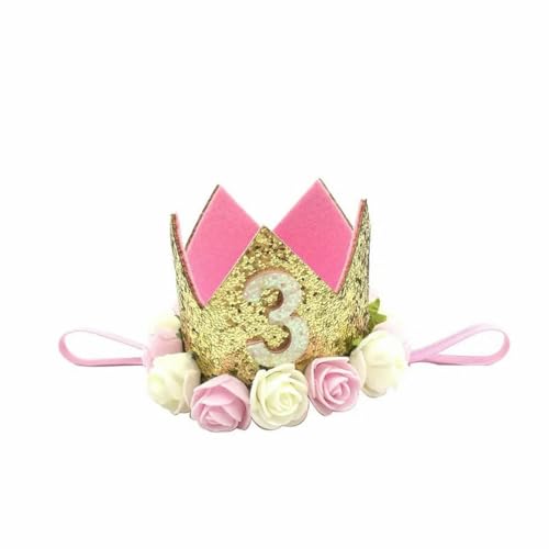 1 x Dschungel-Safari-Krone, Kopfband für 1, 2, 3 Jahre, Geburtstag, Babyparty, 1. Geburtstag, Party, Blume 3 1 x Dschungel-Safari-Krone, Kopfband für 1, 2, 3 Jahre, Geburtstag, Babyparty, 1. Geburtstag, Party, Blume 3 von WRJLIN