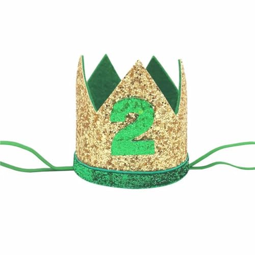 1 x Dschungel-Safari-Krone, Kopfband für Geburtstag, Party, 1, 2, 3 Jahre, Geburtstag, Babyparty, 1. Geburtstag, Party 2 1 x Dschungel-Safari-Krone, Kopfband für Geburtstag, Party, 1, 2, 3 Jahre, Geburtstag, Babyparty, 1. Geburtstag, Party 2 von WRJLIN