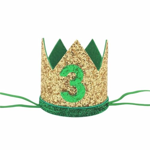 1 x Dschungel-Safari-Krone, Kopfband für Geburtstag, Party, 1, 2, 3 Jahre, Geburtstag, Babyparty, 1. Geburtstag, Party 3 1 x Dschungel-Safari-Krone, Kopfband für Geburtstag, Party, 1, 2, 3 Jahre, Geburtstag, Babyparty, 1. Geburtstag, Party 3 von WRJLIN
