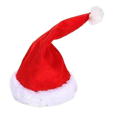 Elektrische Weihnachtsmütze, lustige zitternde, tanzende Weihnachtsmütze, musikalische schwingende Weihnachtsmannmütze für Kinder und Erwachsene, Weihnachtsfeierzubehör – elektrische Weihnachtsmannmü Elektrische Weihnachtsmütze, lustige zitternde, tanzende Weihnachtsmütze, musikalische schwingende Weihnachtsmannmütze für Kinder und Erwachsene, Weihnachtsfeierzubehör – elektrische Weihnachtsmannmü von WRJLIN