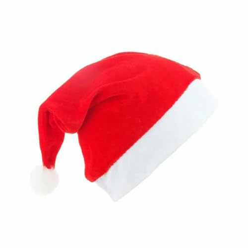Rote Weihnachtsmützen für Erwachsene und Kinder, Weihnachtsdekoration, Neujahrsgeschenke, Partyzubehör, dünn für Erwachsene Rote Weihnachtsmützen für Erwachsene und Kinder, Weihnachtsdekoration, Neujahrsgeschenke, Partyzubehör, dünn für Erwachsene von WRJLIN
