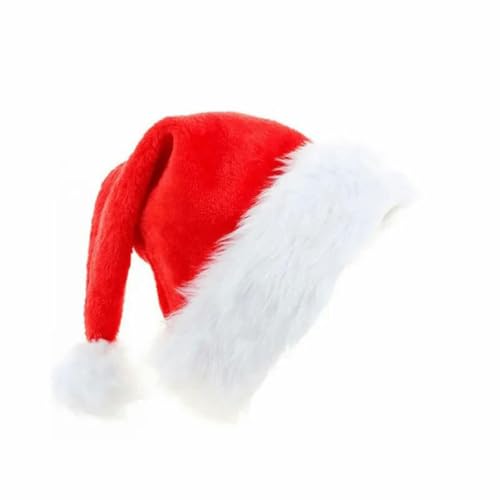 Weihnachtsmütze, Weihnachtsmannmütze, dick, für Erwachsene und Kinder, Weihnachtsdekoration, Neujahrsgeschenke, Partyzubehör, dick für Erwachsene Weihnachtsmütze, Weihnachtsmannmütze, dick, für Erwachsene und Kinder, Weihnachtsdekoration, Neujahrsgeschenke, Partyzubehör, dick für Erwachsene von WRJLIN