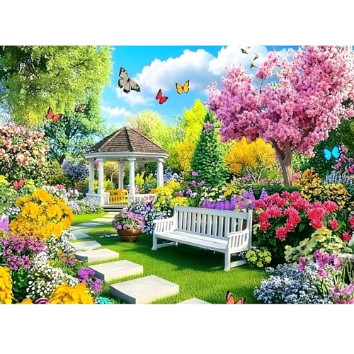 Puzzle 500 Teile für Erwachsene, Frühlingspuzzle, 500 Teile, Erwachsenenpuzzle-Spiele, Familienspiel, tolle Geschenkidee, 50,5 x 38,1 cm Puzzle 500 Teile für Erwachsene, Frühlingspuzzle, 500 Teile, Erwachsenenpuzzle-Spiele, Familienspiel, tolle Geschenkidee, 50,5 x 38,1 cm von WSCXSC