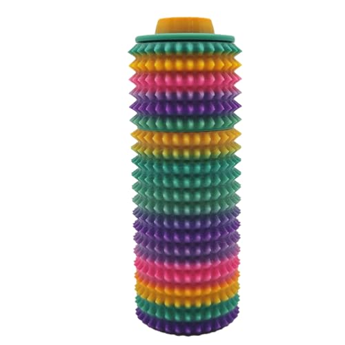 Little Ouchies Schmerzzappeln, tragbares Stim-Werkzeug, 3D-gedruckter stacheliger Pushgriff, hilft Stress und Angstzustände abzubauen, Fingerflexibilitätstraining, Büro und Pendler (Regenbogenfarben) Little Ouchies Schmerzzappeln, tragbares Stim-Werkzeug, 3D-gedruckter stacheliger Pushgriff, hilft Stress und Angstzustände abzubauen, Fingerflexibilitätstraining, Büro und Pendler (Regenbogenfarben) von WSDFTQ
