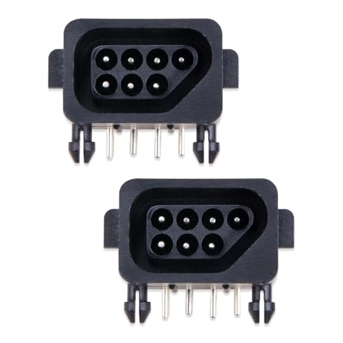 WSDMAVIS 2 x 7-polige 90-Grad-Buchse, ABS-Halterung, Stecker-Adapter-Stecker, Steckplatz für Spielkonsolen-Controller-Reparaturen von WSDMAVIS