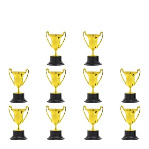 10-16PCS Kunststoff Belohnung Trophäe Tasse Fußball Medaillen Preis Frühe Pädagogische Spielzeug Basketball Gewinner for Spiel Schule Für Kinder(10PCS) von WSQHAO