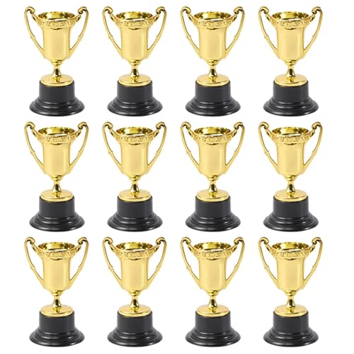 10Pcs Kinder Trophäen Packs Kunststoff Gold Spielzeug for Kleine Award Trophäe Für Kinder von WSQHAO