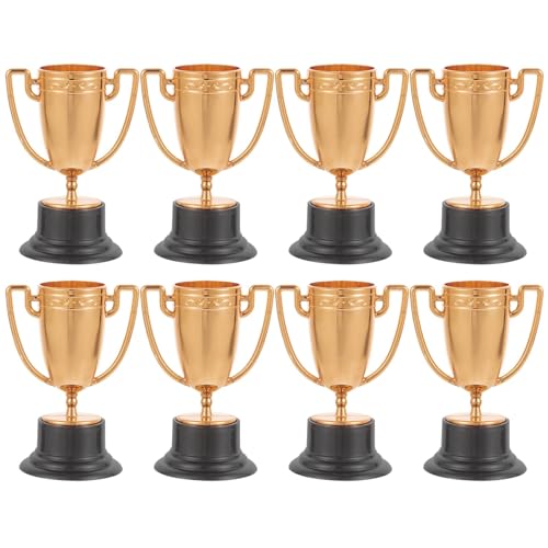 16 Stück Mini-Trophäen for Kinder, Preispokale, Wettbewerbe, Gold, for, Schule, Sport, Belohnungen, Mehrzweck-Party-Dekor Für Kinder(Coppery) von WSQHAO