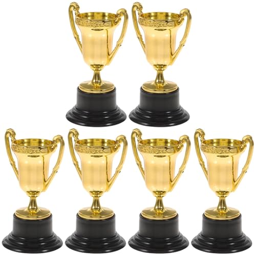 60 Stück Mini-Trophäen, helle Kunststofftrophäen, kleine Auszeichnungen for Schulsportwettbewerbe, Fußball, Baseball, Partygeschenke Für Kinder von WSQHAO