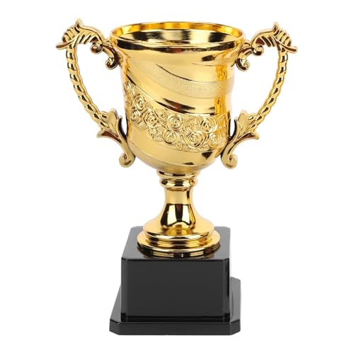 Goldene Trophäen Preis Klassenzimmer Schule Belohnungen Kinder Kunststoff Trophäe for Party Favors Requisiten Gewinnen Preise Für Kinder(L) von WSQHAO