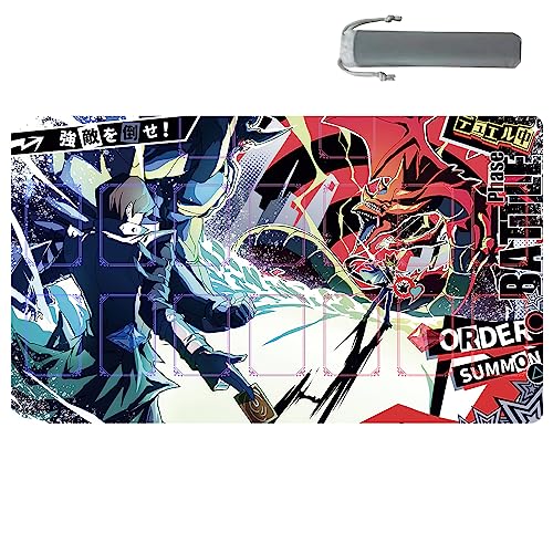 WSRXDMSN ygo spielmatte playmat Gummimatte Duell Matte Gaming Wettbewerb Pad Matte Karte Binder Deck 23.6x13.7in (11) von WSRXDMSN