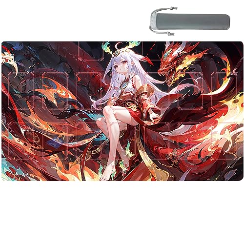 WSRXDMSN ygo spielmatte playmat Gummimatte Duell Matte Gaming Wettbewerb Pad Matte Karte Binder Deck 23.6x13.7in (14) von WSRXDMSN