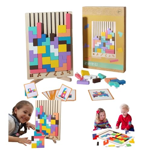 WSXKA Stapelpuzzle-Spielzeug aus Holz – Stressabbau-Spielzeug for Erwachsene, Denkspiel, lustige Aktivität for die ganze Familie, umweltfreundliches Denkpuzzle aus Holz WSXKA Stapelpuzzle-Spielzeug aus Holz – Stressabbau-Spielzeug for Erwachsene, Denkspiel, lustige Aktivität for die ganze Familie, umweltfreundliches Denkpuzzle aus Holz von WSXKA