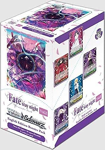 Weiss Schwarz Fate/Stay Night Volume 2 Heaven's Feel Booster Box – 20 Packungen von WSZ