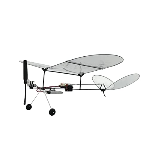 WUBA Mini RC Flugzeugmodell mit Motor, Butterfly V1 3CH RC Ultraleicht Eindecker Mini Starrflügler Flugzeugmodell Spielzeug, Ultraleicht Kohlefaser Flugzeugmodell, Outdoor Geschenke-Motor Servo Kit von WUBA