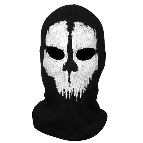 WUBA Voller Kopf Schädel Maske Balaclava Hut Halloween Maske Scary Helm Horror Maske Halloween Dekoration Cosplay Party Prop von WUBA