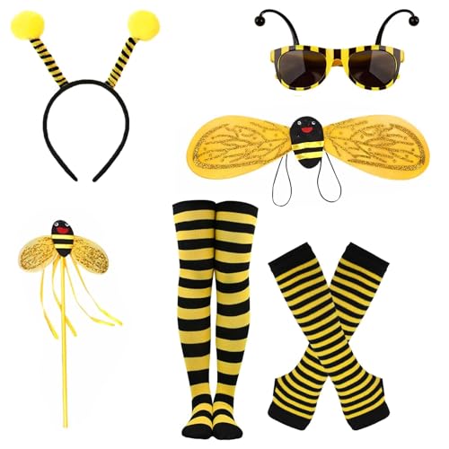 Bienenkostüm, Damen Karnevalskostüm – Einzigartiges Kostüm für Damen mit Bee Features, Perfekt für Karneval, Fasching, und Erwachsenenpartys Bienenkostüm, Damen Karnevalskostüm – Einzigartiges Kostüm für Damen mit Bee Features, Perfekt für Karneval, Fasching, und Erwachsenenpartys von WUERKIYA