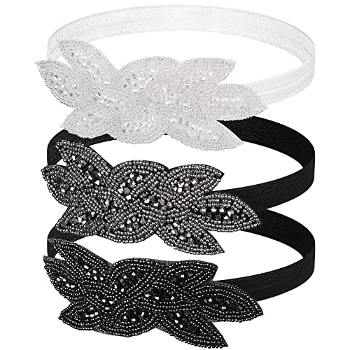 3 Stück 1920s Haarreifen Damen Gatsby Accessoires Kostüm Kristall Stirnband Kopfschmuck 1920er Haarschmuck für Frauen 3 Stück 1920s Haarreifen Damen Gatsby Accessoires Kostüm Kristall Stirnband Kopfschmuck 1920er Haarschmuck für Frauen von WUERKIYA