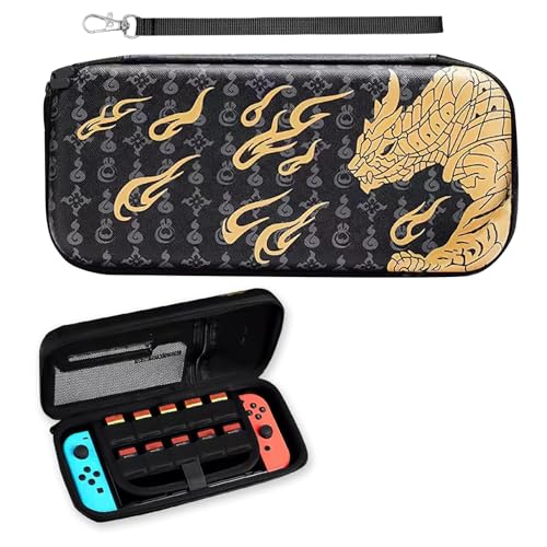 WUERKIYA Tasche kompatibel mit Nintendo Switch and Switch OLED Niedliche Harte Tragetasche Hülle Case Schutzhülle mit Aufbewahrung für 10 Spiele Konsole & Zubehör -Schwarz WUERKIYA Tasche kompatibel mit Nintendo Switch and Switch OLED Niedliche Harte Tragetasche Hülle Case Schutzhülle mit Aufbewahrung für 10 Spiele Konsole & Zubehör -Schwarz von WUERKIYA