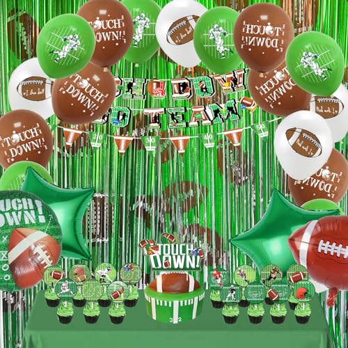 Fußball-Party-Dekorationen, Foto-Requisiten, Fußball-Foto-Hintergrund mit Banner für Spieltag, Motto-Party-Dekoration, Geburtstagsparty, Sport-Hintergrund, 43 Stück Fußball-Party-Dekorationen, Foto-Requisiten, Fußball-Foto-Hintergrund mit Banner für Spieltag, Motto-Party-Dekoration, Geburtstagsparty, Sport-Hintergrund, 43 Stück von WUEURU