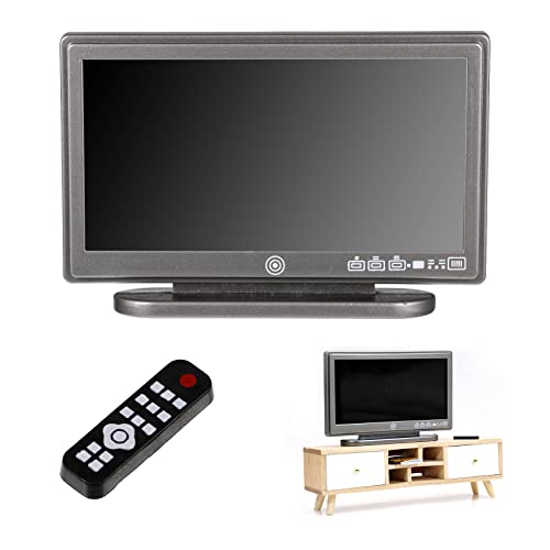 1:12 Puppenhaus Miniatur TV Puppenstuben TV-Fernbedienung Simulation Miniatur-Möbel Puppenhaus Wohnzimmer-Dekoration Fernseher 1:12 Miniaturfernseher Spielzeug Simulation Miniatur TV 1:12 Puppenhaus Miniatur TV Puppenstuben TV-Fernbedienung Simulation Miniatur-Möbel Puppenhaus Wohnzimmer-Dekoration Fernseher 1:12 Miniaturfernseher Spielzeug Simulation Miniatur TV von WUIOWPPIC