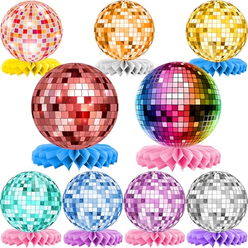 WUIOWPPIC 9 Stück Disco Deko Tischaufsätze Geburtstag Bienenwabe Disco Party Tischaufsätze Disco Beat und Rock n Roll Deko Discokugel Party Deko Hip Hop Tisch Deko für 70er 80er Geburtstag Party Deko WUIOWPPIC 9 Stück Disco Deko Tischaufsätze Geburtstag Bienenwabe Disco Party Tischaufsätze Disco Beat und Rock n Roll Deko Discokugel Party Deko Hip Hop Tisch Deko für 70er 80er Geburtstag Party Deko von WUIOWPPIC