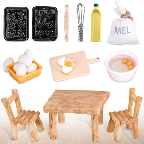 Wichtel Zubehör,Miniatur Wichtel Zubehör Backen Set Für Wichteltür Halloween Deko,1/12 Miniatur Puppenhaus Zubehör Küche Miniatur Backset9(19 Stück) Wichtel Zubehör,Miniatur Wichtel Zubehör Backen Set Für Wichteltür Halloween Deko,1/12 Miniatur Puppenhaus Zubehör Küche Miniatur Backset9(19 Stück) von WUIOWPPIC