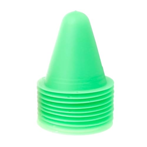 WUJIHE Skate-Markierungshütchen, Fußball, Markierungsbecher, Markierungshütchen, Slalom, Rollschuhe, Flor, Fußball, Trainingsausrüstung, Grün, 10 Stück WUJIHE Skate-Markierungshütchen, Fußball, Markierungsbecher, Markierungshütchen, Slalom, Rollschuhe, Flor, Fußball, Trainingsausrüstung, Grün, 10 Stück von WUJIHE