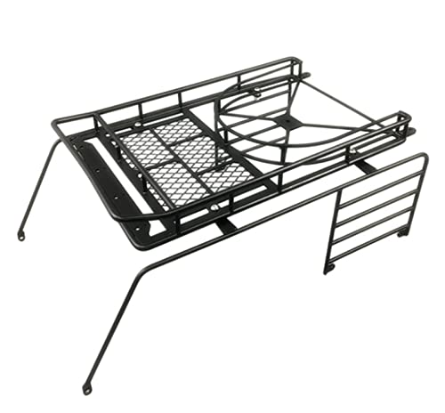 WUPEDI Racing Metall-Dachgepäckträger, Gepäckträger, Überrollkäfig, Upgrades, Teile, Zubehör, RC-Crawler-Auto, for Axial, SCX10 II 90046 Autodachträger von WUPEDI