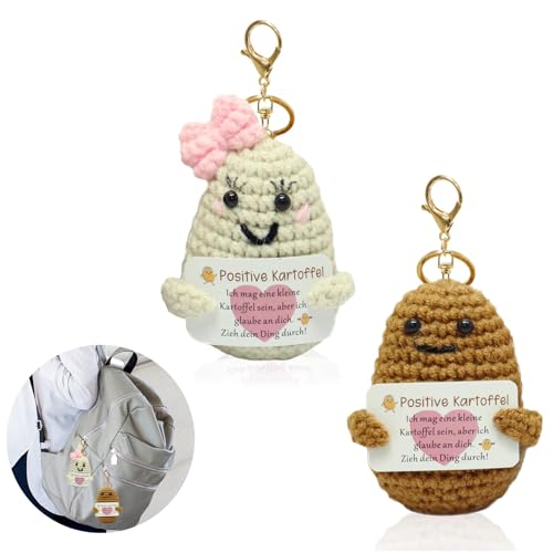 WUSANAN 2 Stück Positive Potato, Positive Kartoffel Deutsch, Positive Kartoffel, Positive Potato Deutsch, Lustige Positive Kartoffel Puppe Geschenk für Freund. WUSANAN 2 Stück Positive Potato, Positive Kartoffel Deutsch, Positive Kartoffel, Positive Potato Deutsch, Lustige Positive Kartoffel Puppe Geschenk für Freund. von WUSANNA