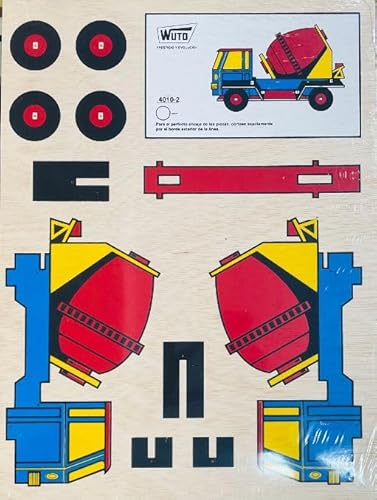 WUTO 4010-2 Hormigonera Modellbau, bunt von WUTO