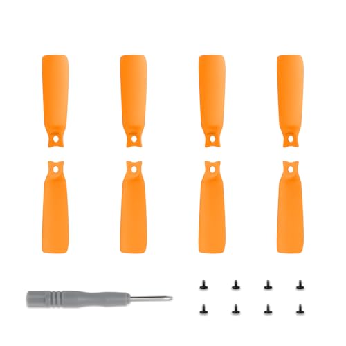 WUUISDNX FLIP Vlog Kamera mit leichtem Propeller Kit, speziell für FLIP entwickelt. Leicht und leistungsstark, Orange von WUUISDNX