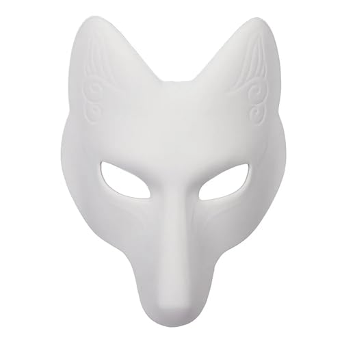 WUYXTO Maskerade Maske DIY Maske Kabuki Kitsune Masken Klassiker for Cosplay Maskerade Partys Prop Kostüm Zubehör WUYXTO Maskerade Maske DIY Maske Kabuki Kitsune Masken Klassiker for Cosplay Maskerade Partys Prop Kostüm Zubehör von WUYXTO