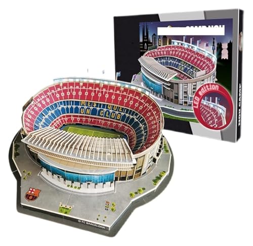 Holzpuzzle für Erwachsene, Modellbaukästen, 3D-Puzzle „Barcelona Camp NOU“, mit LED-Lichtern verziert, DIY-Puzzle „Fußballfeldmodell“, Geburtstag von Fußballfans Holzpuzzle für Erwachsene, Modellbaukästen, 3D-Puzzle „Barcelona Camp NOU“, mit LED-Lichtern verziert, DIY-Puzzle „Fußballfeldmodell“, Geburtstag von Fußballfans von WWBPOIUY