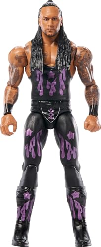 Mattel WWE Actionfiguren und Zubehörteile, ca. 15 cm große Superstar-Sammelfiguren mit 14 Bewegungspunkten und lebensechtem Aussehen (Stile können abweichen), JGD41 von WWE