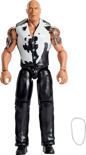 Mattel Actionfigur WWE der Rock, Main Event Serie #156, 15,2 cm großer Sammel-Superstar mit 14 Artikulationspunkten & lebensechtem Look Mattel Actionfigur WWE der Rock, Main Event Serie #156, 15,2 cm großer Sammel-Superstar mit 14 Artikulationspunkten & lebensechtem Look von WWE